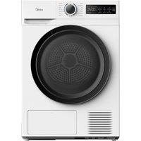 Midea MD110H80D/W-UK 10Kg Heat Pump Tumble Dryer - White - A++ Rated, White