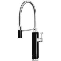 Smeg 50s Style Mixer Built In Kitchen Tap - Black, Black