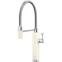 Smeg 50s Style Mixer Built In Kitchen Tap - Cream, Cream