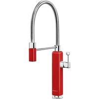 Smeg 50s Style Mixer Built In Kitchen Tap - Red, Red