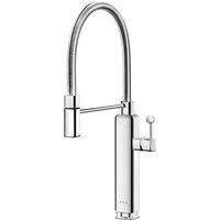 Smeg 50s Style Mixer Built In Kitchen Tap - Stainless Steel, Stainless Steel