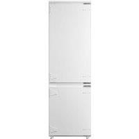 Midea MDRE379FGE01D 177cm High 70/30 Integrated Fridge Freezer with Sliding Door Fixing Kit - White - E Rated, White