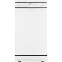 Midea MDWEF1034C(W)-WG-UK Wifi Connected Slimline Dishwasher - White - E Rated, White