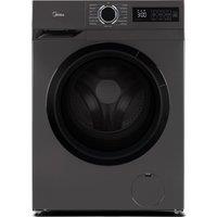 Midea MF110W100BA10/T-UK 10kg Washing Machine with 1400 rpm - Graphite - A Rated, Graphite