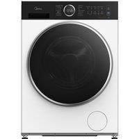 Midea MF205W80WBA30/W-UK 8kg WiFi Connected Washing Machine with 1400 rpm - White - A Rated, White