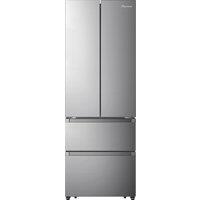 Fridgemaster MF70450ES Total No Frost American Fridge Freezer - Silver - E Rated, Silver