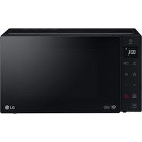 LG NeoChef MH6535GIS 25 Litre 27cm High, Freestanding Small Combination Microwave Oven - Black, Black