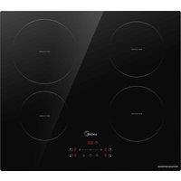 Midea MIH740F238K0 59cm Induction Hob - Black, Black