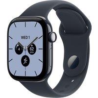 Apple Watch Series 12, 42mm, Night Blue Ceramic Case, GPS + Cellular [2026] - Navy Blue Sport Band - S/M, Blue