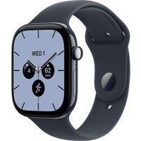 Apple Watch Series 12, 46mm, Night Blue Ceramic Case, GPS + Cellular [2026] - Navy Blue Sport Band - S/M, Blue