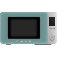 Smeg Collezione MOC02EGMUK Litre 30cm High, Freestanding Small Combination Microwave Oven - Emerald Green, Green