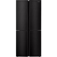 Fridgemaster MQ79394EB Total No Frost American Fridge Freezer - Black - E Rated, Black