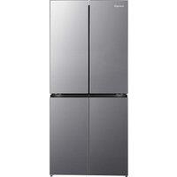 Fridgemaster American Cross Door MQ79395ES Total No Frost American Fridge Freezer - Silver - E Rated, Silver