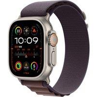Apple Watch Ultra 2, 49mm, Titanium Case, GPS + Cellular [2023] - Indigo Alpine Loop - Medium, Purpl
