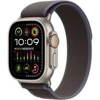 Apple Watch Ultra 2, 49mm, Titanium Case, GPS + Cellular [2023] - Blue/Black Trail Loop - S/M, Blue