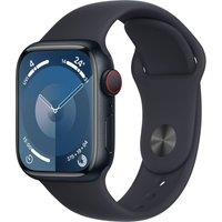 Apple Watch Series 9, 41mm, Midnight Aluminium Case, GPS + Cellular [2023] - Midnight Sport Band M/L