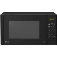 LG MS2042D 20 Litre 25cm High, Freestanding Small Standard Microwave Oven - Black, Black