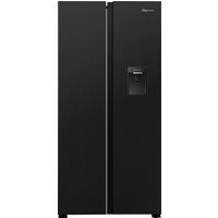 Fridgemaster MS83430DEB1 Non-Plumbed Total No Frost Multi-door American Fridge Freezer - Black - E Rated, Black