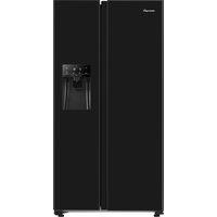 Fridgemaster MS91500IEB Non-Plumbed Total No Frost American Fridge Freezer - Black - E Rated, Black