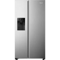 Fridgemaster MS91500IES Non-Plumbed Total No Frost American Fridge Freezer - Silver - E Rated, Silver