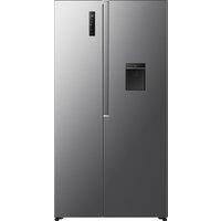 Fridgemaster MS91558DES Total No Frost American Fridge Freezer - Silver - E Rated, Silver