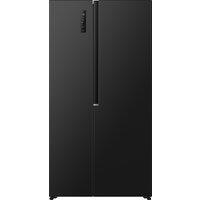 Fridgemaster MS91558EB Total No Frost American Fridge Freezer - Black - E Rated, Black