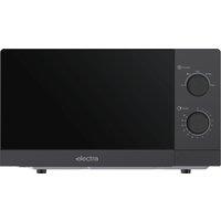 Electra MWSM20LB 20 Litre 26cm High, Freestanding Small Standard Microwave Oven - Black, Black