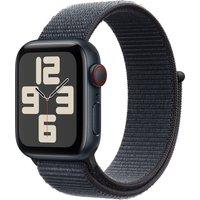 Apple Watch SE (2nd Gen), 40mm, Midnight Aluminium Case, GPS + Cellular [2024] - Ink Sport Loop, Black