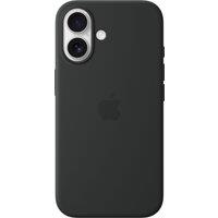Apple iPhone 16 Silicone Case with MagSafe for iPhone 16 - Black, Black
