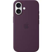 Apple iPhone 16 Silicone Case with MagSafe for iPhone 16 - Plum, Purple