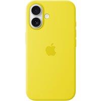 Apple iPhone 16 Silicone Case with MagSafe for iPhone 16 - Star Fruit, Yellow