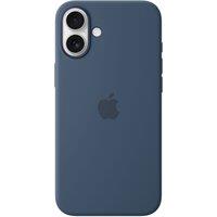 Apple iPhone 16 Plus Silicone Case with MagSafe for iPhone 16 Plus - Denim, Blue