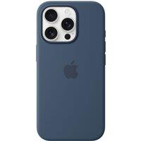 Apple iPhone 16 Pro Silicone Case with MagSafe for iPhone 16 Pro - Denim, Blue