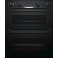 Bosch Series 4 NBS533BB0B Built Under Electric Double Oven - Black - A/B Rated, Black