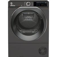 Hoover H-DRY 500 NDEH10A2TCBER-80 Wifi Connected 10Kg Heat Pump Tumble Dryer - Graphite - A++ Rated, Silver