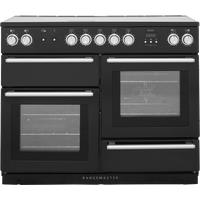 Rangemaster Nexus NEX110EIBL/C 110cm Electric Range Cooker with Induction Hob - Black / Chrome - A/A