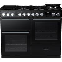 Rangemaster Nexus OC NEXO110DFPGBL/CM1 110cm wide Electric Range Cooker with Gas Hob - Black - A Rated, Black