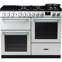 Rangemaster Nexus OC NEXO110DFPWHT/CM1 110cm wide Electric Range Cooker with Gas Hob - White - A Rated, White