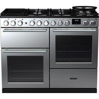 Rangemaster Nexus OC NEXO110DFSTST/CM1 110cm wide Electric Range Cooker with Gas Hob - Stainless Steel - A Rated, Stainless Steel