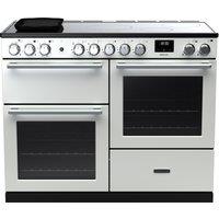 Rangemaster Nexus NEXO110EISTST/CM1 110cm wide Electric Range Cooker with Induction Hob - Stainless Steel - A Rated, Stainless Steel