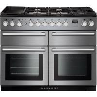 Rangemaster Nexus SE NEXSE110DFFSS/C 110cm Dual Fuel Range Cooker - Stainless Steel / Chrome - A/A Rated, Stainless Steel