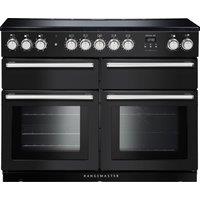 Rangemaster Nexus SE NEXSE110EICB/C 110cm Electric Range Cooker with Induction Hob - Charcoal Black - A/A/A Rated, Black