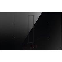 Elica NIKOLATESLA FIT XL BL/A/83 83cm Venting Induction Hob - Black Glass - For Ducted/Recirculating Ventilation, Black