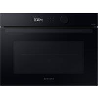Samsung Bespoke Series 5 NQ5B5763DBK Wifi Connected Built In Compact Electric Single Oven with Microwave Function - Black Glass, Black