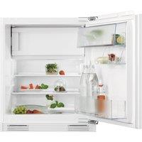 AEG NSF6I82EF Integrated Under Counter 82cm Fridge with Ice Box - Fixed Door Fixing Kit - White - E Rated, White