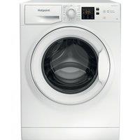 Hotpoint Anti-Stain NSWM 846 W UK 8kg Washing Machine with 1400 rpm - White - A Rated, White