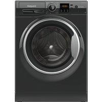 Hotpoint NSWM 946 BS UK 9kg Washing Machine with 1400 rpm - Black - A Rated, Black