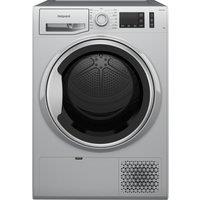 Hotpoint Crease Care NTM1192SSKUK 9Kg Heat Pump Tumble Dryer - Silver - A++ Rated, Silver