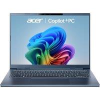 Acer Aspire 14 AI 14 A14-11M 14" Laptop - Qualcomm Snapdragon, 1TB SSD, 16 GB RAM - Blue, Blue