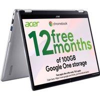 Acer 14" Chromebook Spin 314 CP314-2HN Intel N, 4GB RAM, 64GB, eMMC, WUXGA, - Silver, Silver